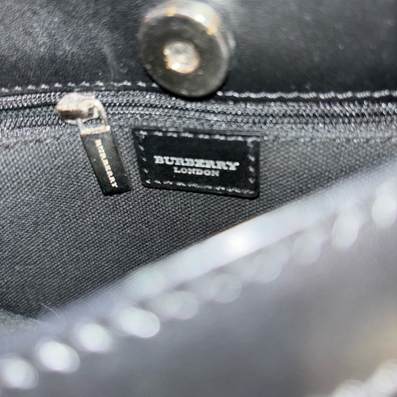 Burberry shoulder bag nova check design with leather trim - Picture 5 of 6